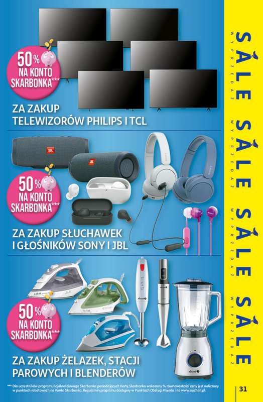 Auchan - gazetka promocyjna Wielkie Przeboje Cenowe Hipermarket od piątku 02.01 do środy 07.01 - strona 31