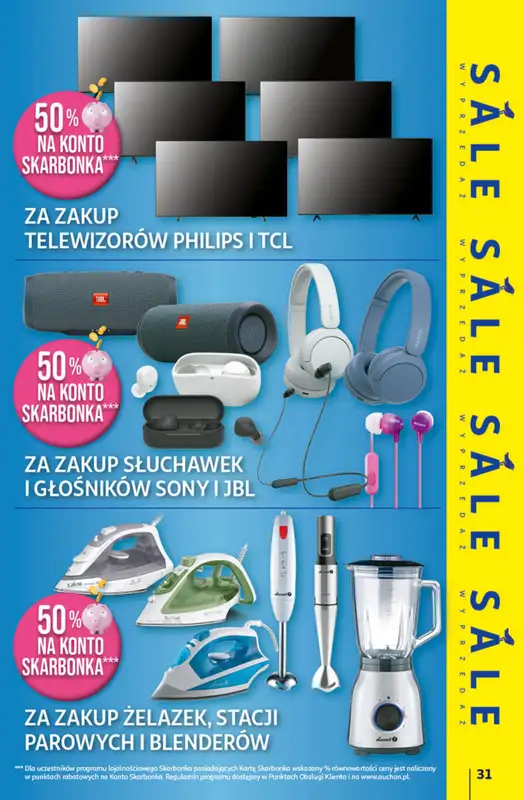 Auchan - gazetka promocyjna Wielkie Przeboje Cenowe Hipermarket od piątku 02.01 do środy 07.01 - strona 31