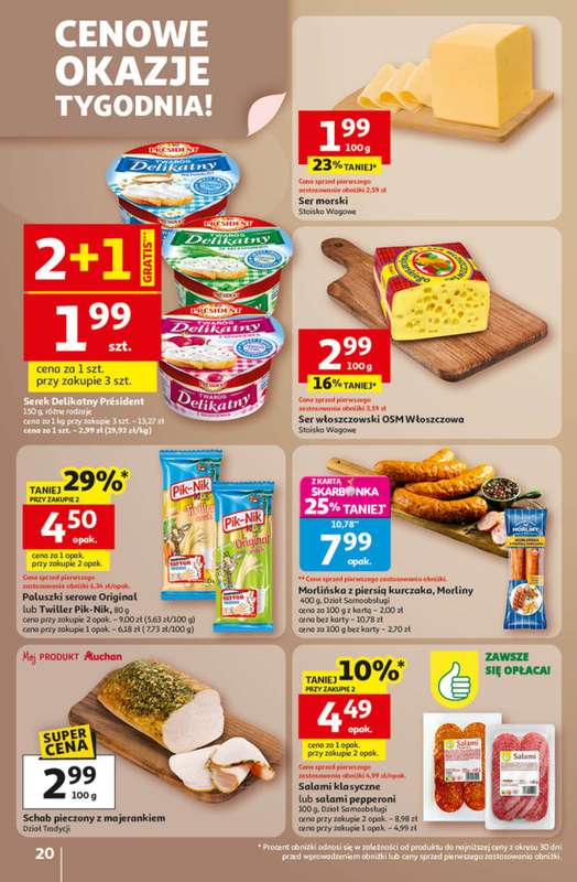 Auchan - gazetka promocyjna Wielkie Przeboje Cenowe Hipermarket od piątku 02.01 do środy 07.01 - strona 20