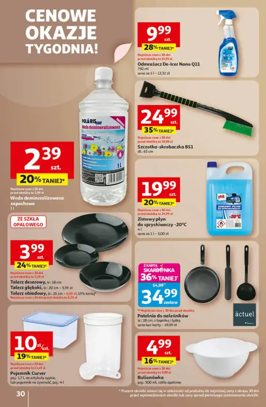 Auchan - gazetka promocyjna Wielkie Przeboje Cenowe Hipermarket od piątku 02.01 do środy 07.01 - strona 30