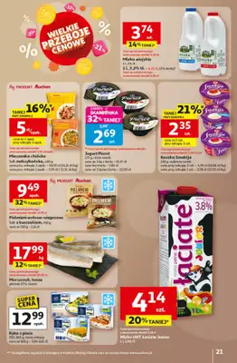 Auchan - gazetka promocyjna Wielkie Przeboje Cenowe Hipermarket od piątku 02.01 do środy 07.01 - strona 21