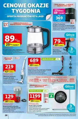 Auchan - gazetka promocyjna Wielkie Przeboje Cenowe Hipermarket od piątku 02.01 do środy 07.01 - strona 28