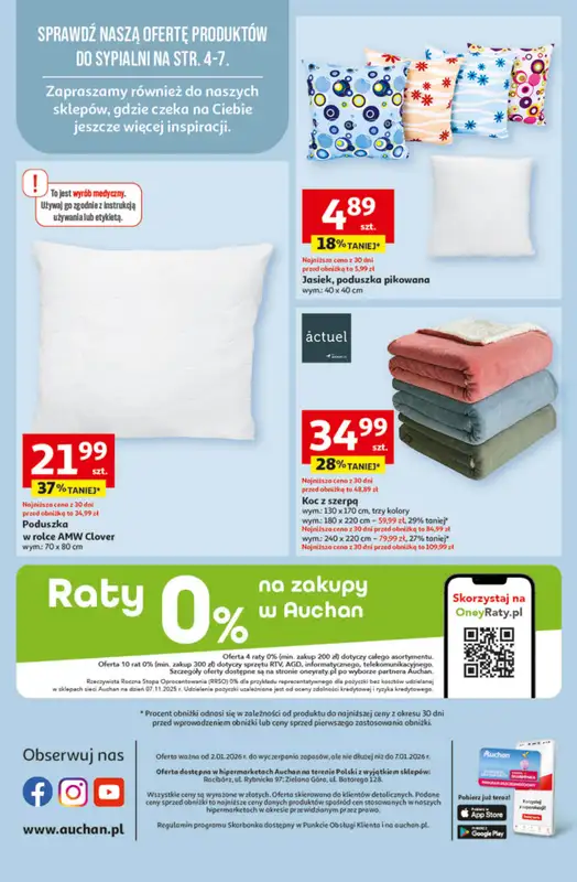 Auchan - gazetka promocyjna Wielkie Przeboje Cenowe Hipermarket od piątku 02.01 do środy 07.01 - strona 37