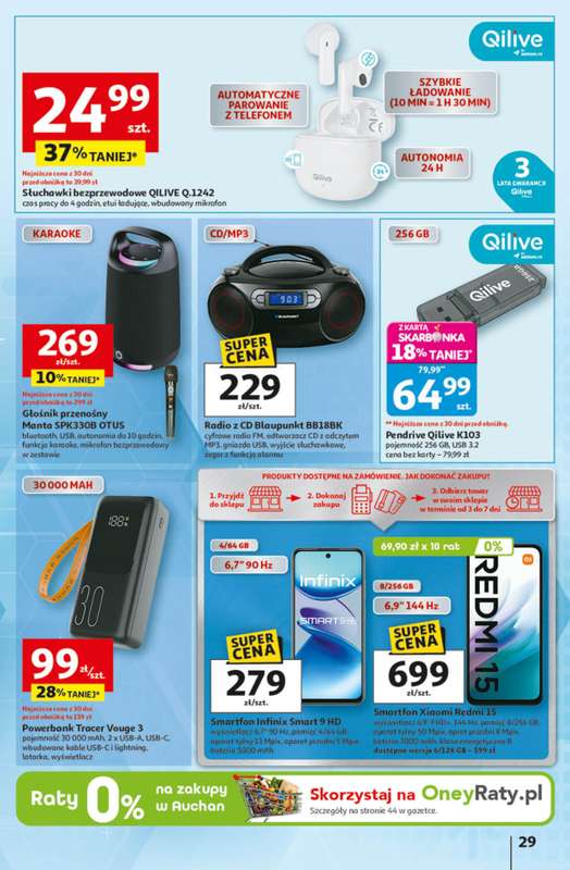 Auchan - gazetka promocyjna Wielkie Przeboje Cenowe Hipermarket od piątku 02.01 do środy 07.01 - strona 29