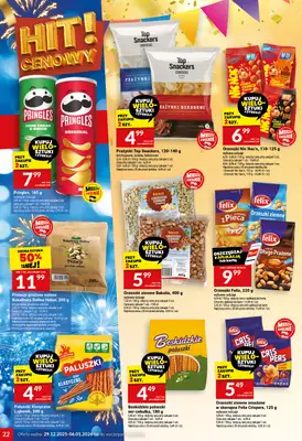 Twój Market - gazetka promocyjna Gazetka od poniedziałku 29.12 do wtorku 06.01 - strona 22