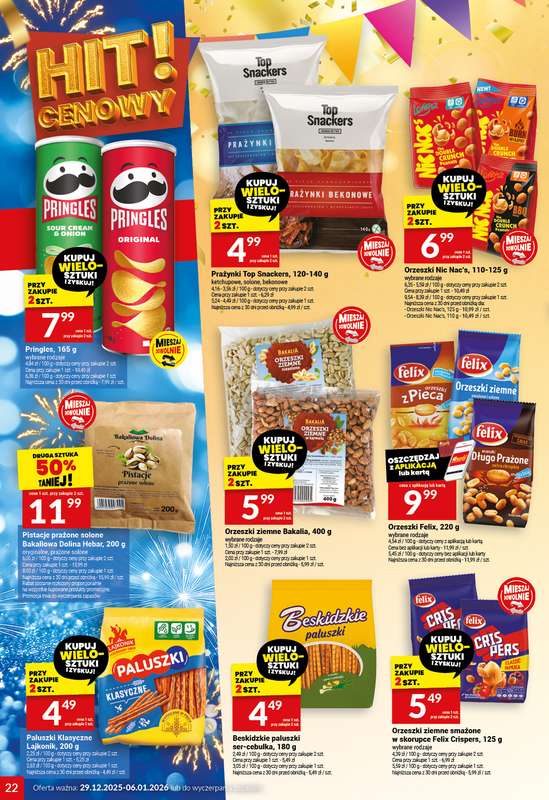 Twój Market - gazetka promocyjna Gazetka od poniedziałku 29.12 do wtorku 06.01 - strona 22