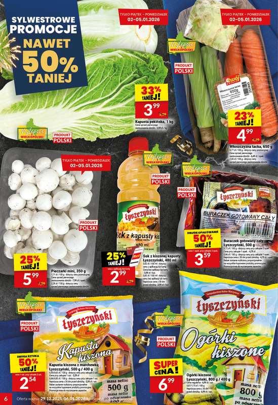 Twój Market - gazetka promocyjna Gazetka od poniedziałku 29.12 do wtorku 06.01 - strona 6