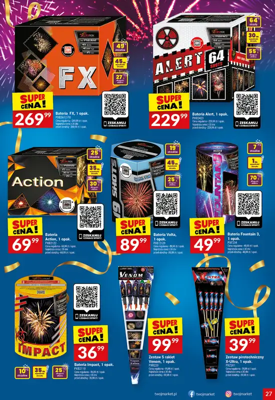 Twój Market - gazetka promocyjna Gazetka od poniedziałku 29.12 do wtorku 06.01 - strona 27