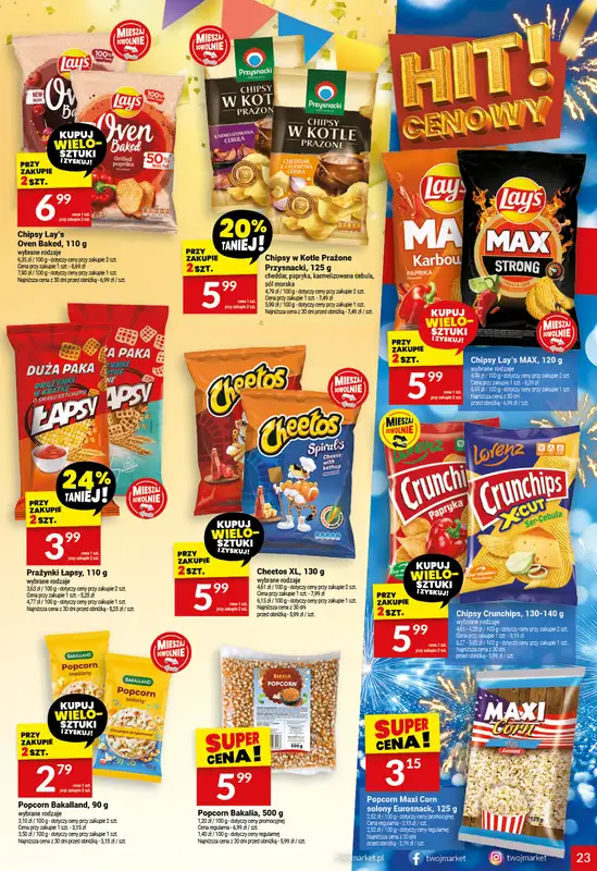Twój Market - gazetka promocyjna Gazetka od poniedziałku 29.12 do wtorku 06.01 - strona 23