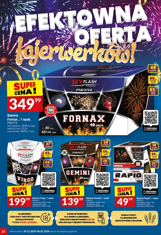 Twój Market - gazetka promocyjna Gazetka od poniedziałku 29.12 do wtorku 06.01 - strona 26