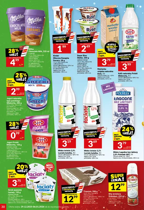 Twój Market - gazetka promocyjna Gazetka od poniedziałku 29.12 do wtorku 06.01 - strona 30