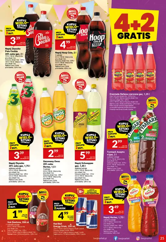 Twój Market - gazetka promocyjna Gazetka od poniedziałku 29.12 do wtorku 06.01 - strona 25