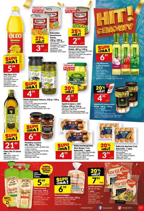 Twój Market - gazetka promocyjna Gazetka od poniedziałku 29.12 do wtorku 06.01 - strona 17