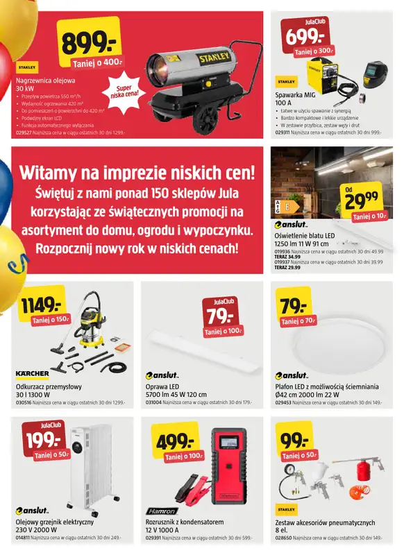 Jula - gazetka promocyjna Gazetka od wtorku 30.12 do środy 14.01 - strona 4