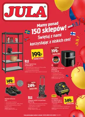 Jula - gazetka promocyjna Gazetka od wtorku 30.12 do środy 14.01