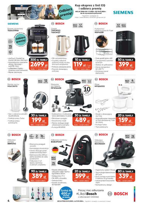 Max Elektro - gazetka promocyjna Gazetka od wtorku 30.12 do środy 28.01 - strona 4