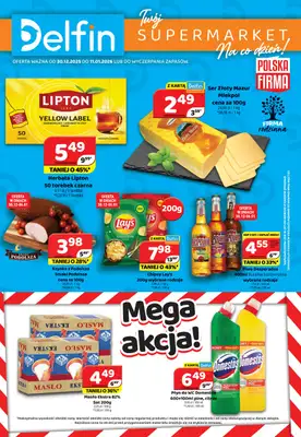 Delfin - gazetka promocyjna Gazetka od wtorku 30.12 do niedzieli 11.01