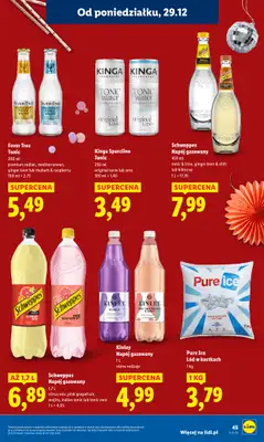 Lidl - gazetka promocyjna Oferta od poniedziałku od poniedziałku 29.12 do środy 31.12 - strona 45