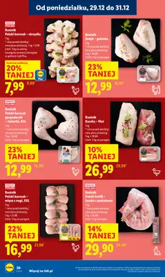 Lidl - gazetka promocyjna Oferta od poniedziałku od poniedziałku 29.12 do środy 31.12 - strona 30