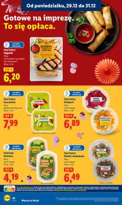 Lidl - gazetka promocyjna Oferta od poniedziałku od poniedziałku 29.12 do środy 31.12 - strona 36