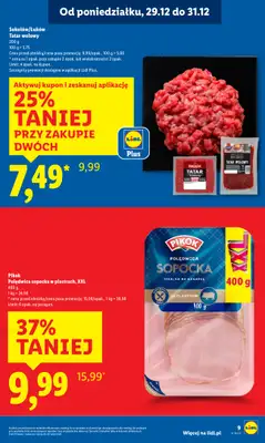 Lidl - gazetka promocyjna Oferta od poniedziałku od poniedziałku 29.12 do środy 31.12 - strona 9