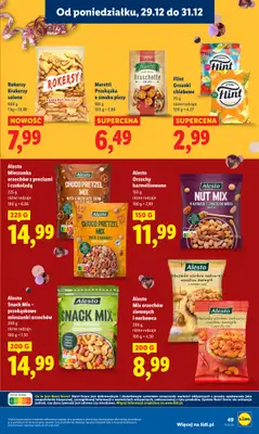 Lidl - gazetka promocyjna Oferta od poniedziałku od poniedziałku 29.12 do środy 31.12 - strona 49