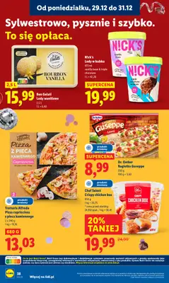 Lidl - gazetka promocyjna Oferta od poniedziałku od poniedziałku 29.12 do środy 31.12 - strona 38