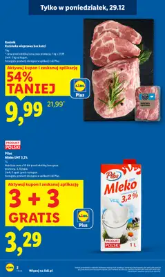 Lidl - gazetka promocyjna Oferta od poniedziałku od poniedziałku 29.12 do środy 31.12 - strona 2