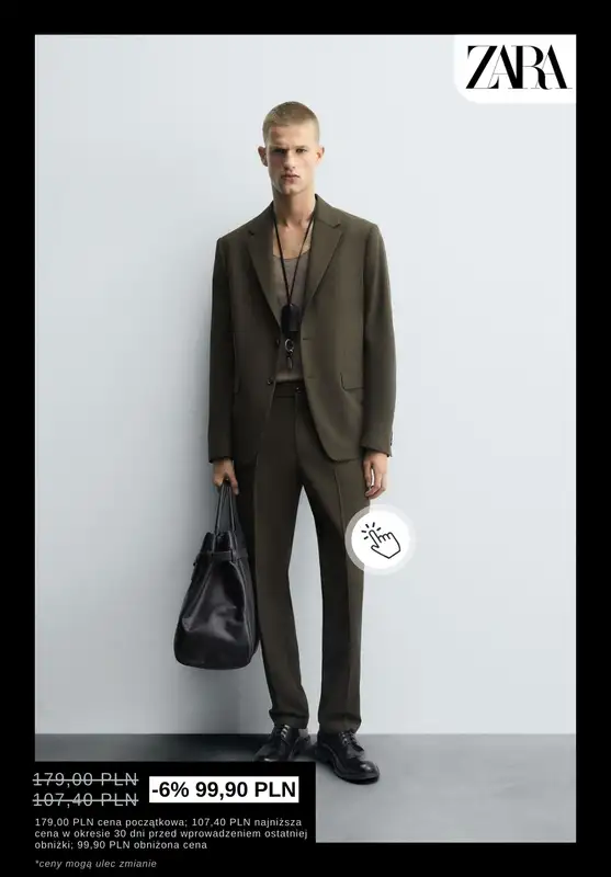 Zara - gazetka promocyjna WYPRZEDAŻ dla niego od wtorku 30.12  - strona 3