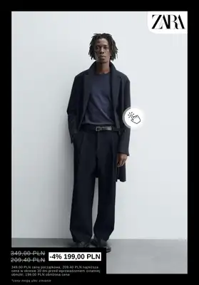 Zara - gazetka promocyjna WYPRZEDAŻ dla niego od wtorku 30.12  - strona 5