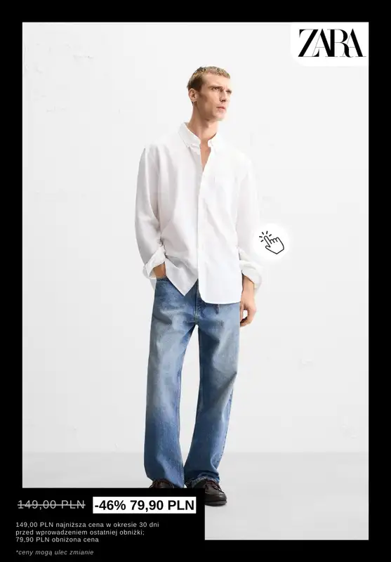 Zara - gazetka promocyjna WYPRZEDAŻ dla niego od wtorku 30.12  - strona 2