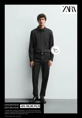 Zara - gazetka promocyjna WYPRZEDAŻ dla niego od wtorku 30.12  - strona 6