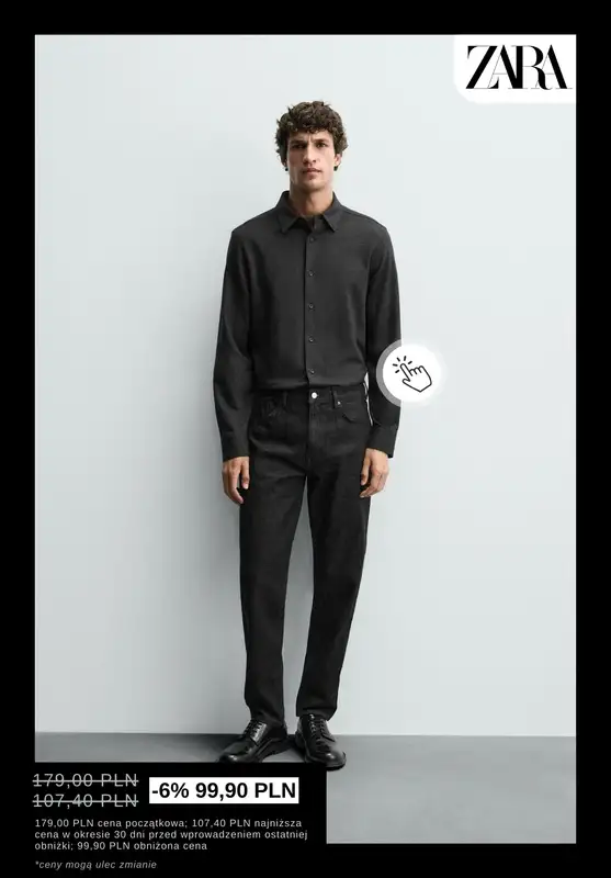 Zara - gazetka promocyjna WYPRZEDAŻ dla niego od wtorku 30.12  - strona 6