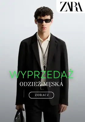Zara - gazetka promocyjna WYPRZEDAŻ dla niego od wtorku 30.12 