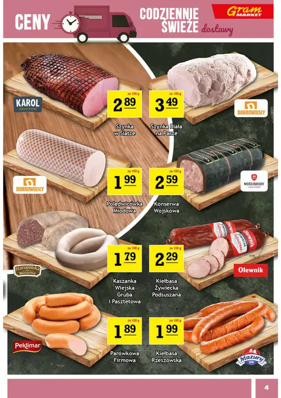 Gram Market - gazetka promocyjna Gazetka od środy 07.01 do wtorku 13.01 - strona 4