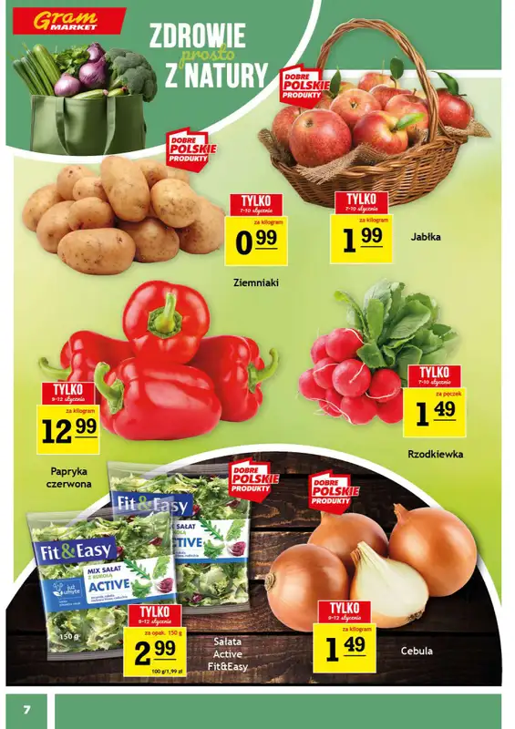 Gram Market - gazetka promocyjna Gazetka od środy 07.01 do wtorku 13.01 - strona 7