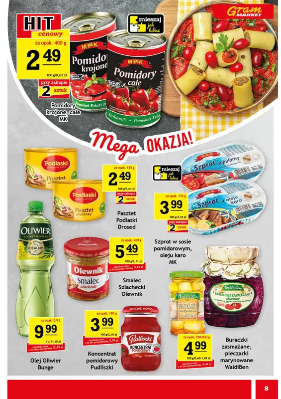 Gram Market - gazetka promocyjna Gazetka od środy 07.01 do wtorku 13.01 - strona 8