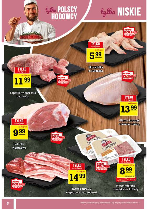 Gram Market - gazetka promocyjna Gazetka od środy 07.01 do wtorku 13.01 - strona 3