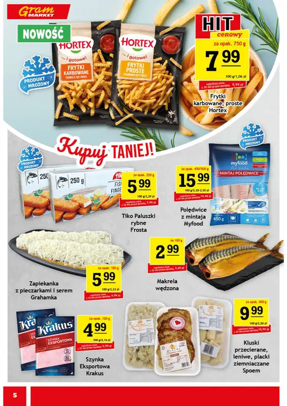 Gram Market - gazetka promocyjna Gazetka od środy 07.01 do wtorku 13.01 - strona 5