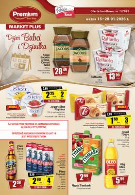 Premium - gazetka promocyjna Gazetka Premium Market Plus od czwartku 15.01 do środy 28.01