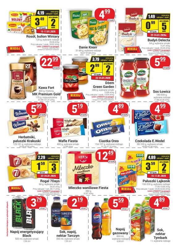 Delikatesy Sezam - gazetka promocyjna Gazetka od czwartku 15.01 do środy 28.01 - strona 3