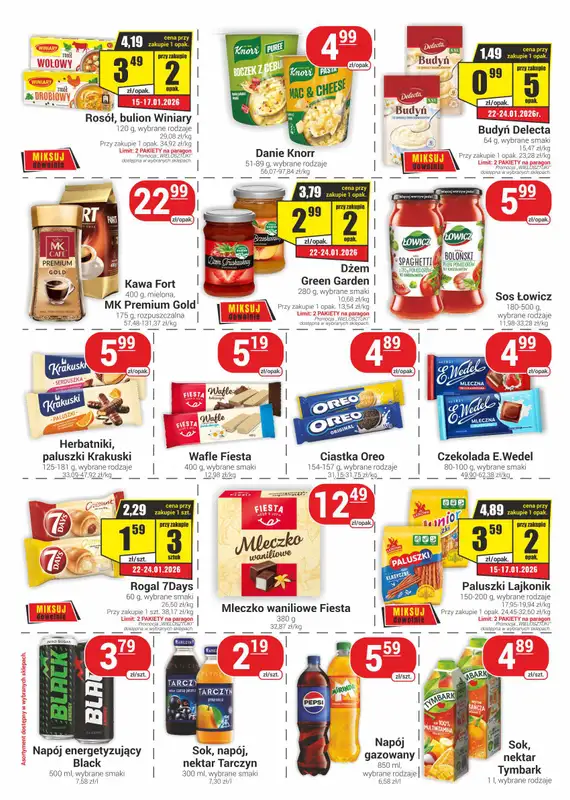 Delikatesy Sezam - gazetka promocyjna Gazetka od czwartku 15.01 do środy 28.01 - strona 3