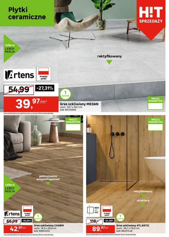 Leroy Merlin - gazetka promocyjna Gazetka od wtorku 30.12 do wtorku 27.01 - strona 12