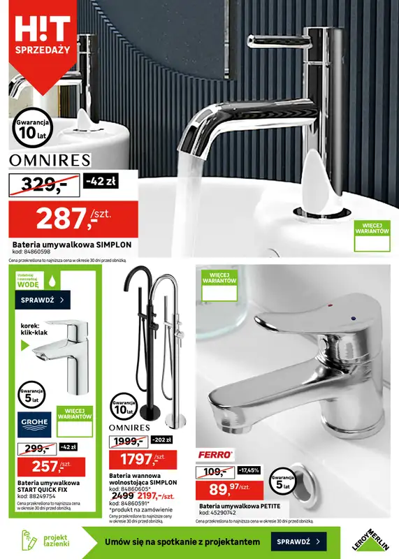 Leroy Merlin - gazetka promocyjna Gazetka od wtorku 30.12 do wtorku 27.01 - strona 3