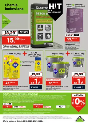 Leroy Merlin - gazetka promocyjna Gazetka od wtorku 30.12 do wtorku 27.01 - strona 30