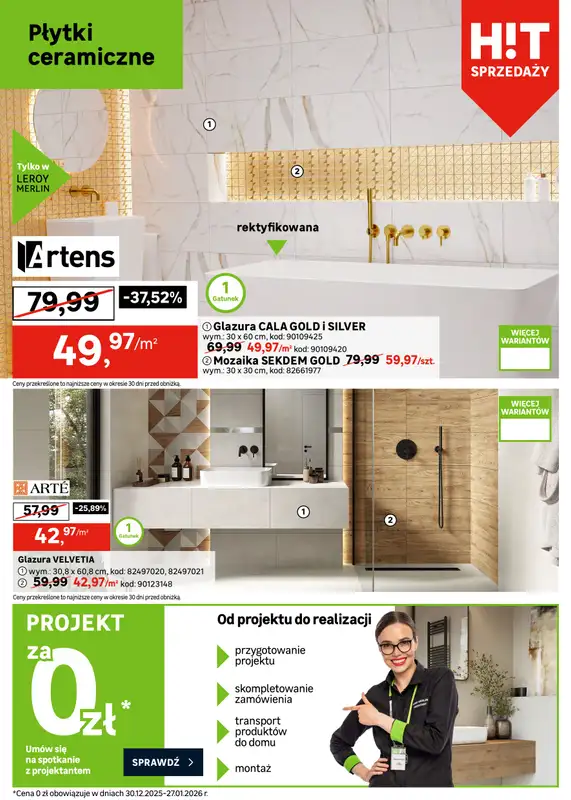 Leroy Merlin - gazetka promocyjna Gazetka od wtorku 30.12 do wtorku 27.01 - strona 10