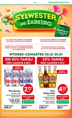 Żabka - gazetka promocyjna Gazetka od wtorku 30.12 do wtorku 13.01 - strona 2