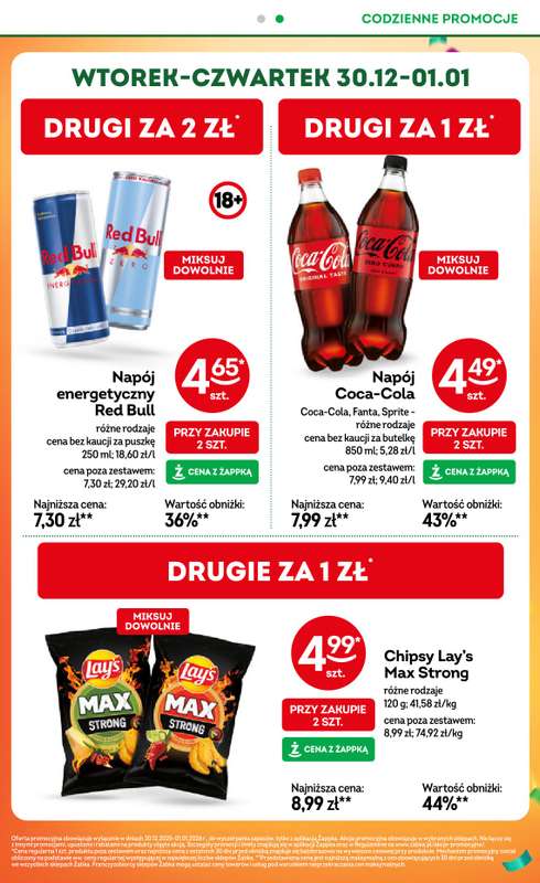 Żabka - gazetka promocyjna Gazetka od wtorku 30.12 do wtorku 13.01 - strona 3