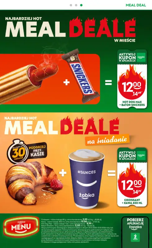 Żabka - gazetka promocyjna Gazetka od wtorku 30.12 do wtorku 13.01 - strona 30