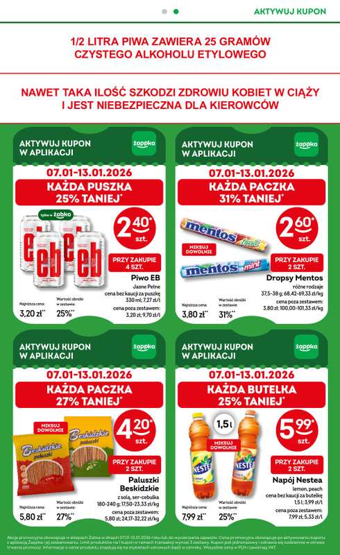 Żabka - gazetka promocyjna Gazetka od wtorku 30.12 do wtorku 13.01 - strona 37